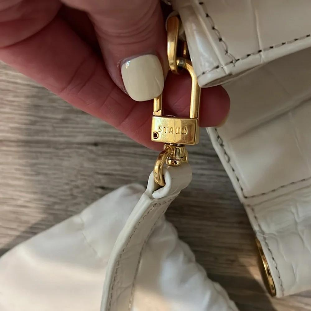Staud Madeline Embossed Women's Bag - Picture 11 of 12